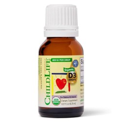 Витамины ChildLife Organic Vitamin D3 Drops 400 IU 6,25 мл
