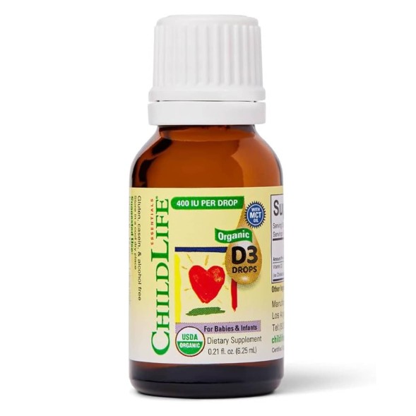 Витамины ChildLife Organic Vitamin D3 Drops 400 IU 6,25 мл