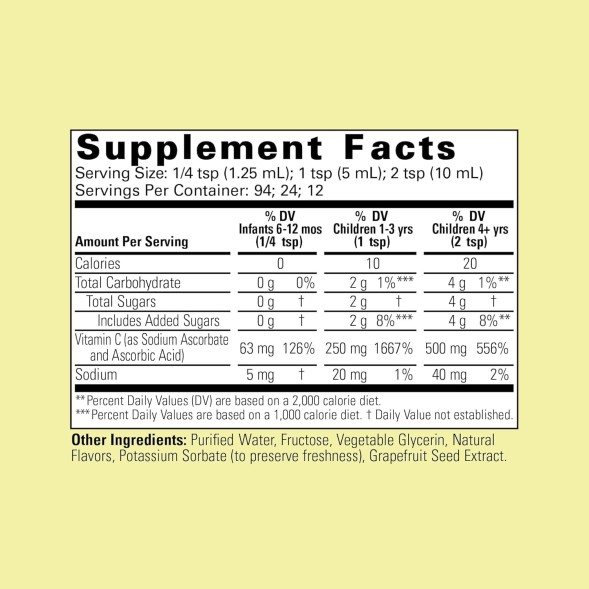 Витамины ChildLife Vitamin C (Liquid) 118 мл (апельсин)