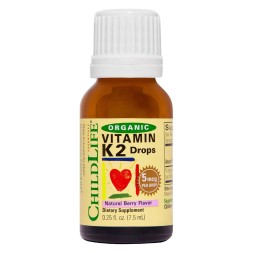 Витамины ChildLife Organic Vitamin K2 Drops 5 мкг  7,5 мл