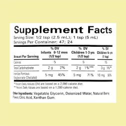 Витамины ChildLife Liquid Iron 118 мл (ягоды)