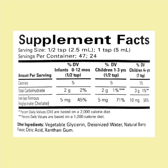Витамины ChildLife Liquid Iron 118 мл (ягоды)