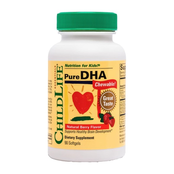 Витамины ChildLife Pure DHA (Chewable) 90 SoftGels