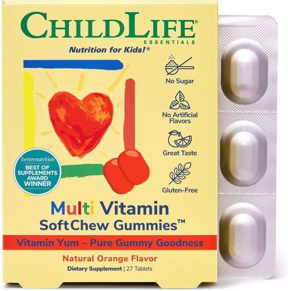 Витамины ChildLife Multi Vitamin SoftChew Gummies