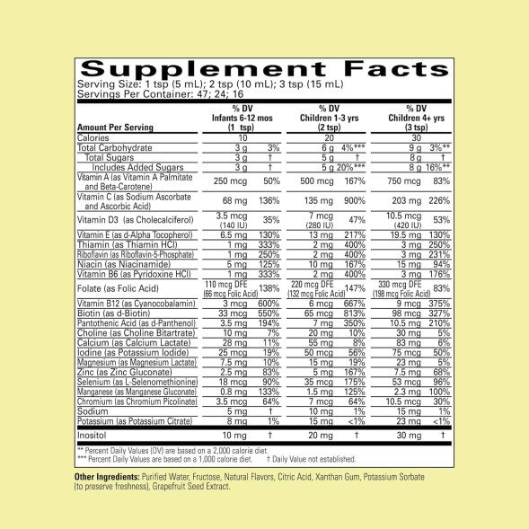 Витамины ChildLife Multi Vitamin &amp; Mineral (Liquid) 237мл