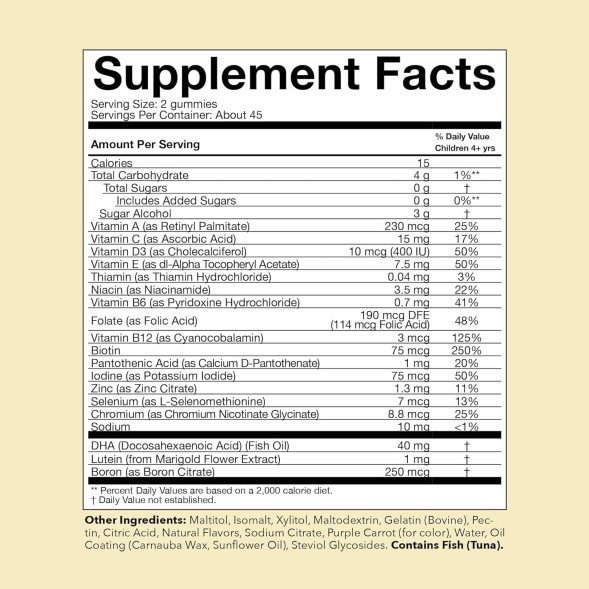 Витамины ChildLife Multi Vitamin Gummy 90 жевательных таблеток