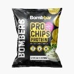 Чипсы BOMBBAR цельнозерновые протеиновые со вкусом &quot;Сметана и зелень&quot; 50 г