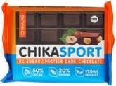 Шоколад CHIKALAB 100 г тёмный с фундуком