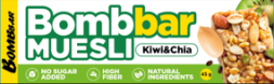 Батончик мультизлаковый мюсли BOMBBAR Киви-чиа 45 г