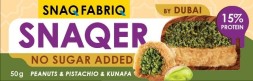 Батончик глазированный SNAQ FABRIQ Арахис с фисташкой и хрустящим тестом 50 г