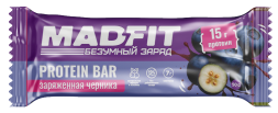 Mad Fit Батончик неглазированный "Черника-голубика" 50г