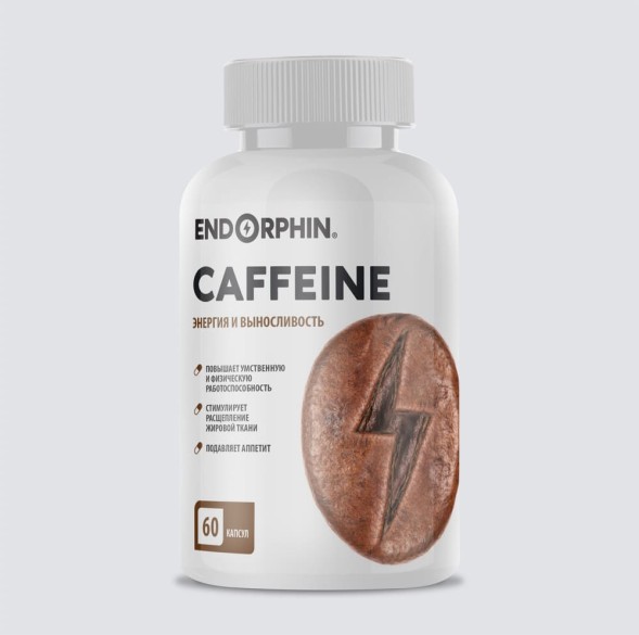 Энергетик ENDORPHIN Caffeine 200 мг 60 капсул