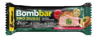 BOMBBAR Батончик глазированный "Малина с фисташкой с хрустящим тестом" 45 г